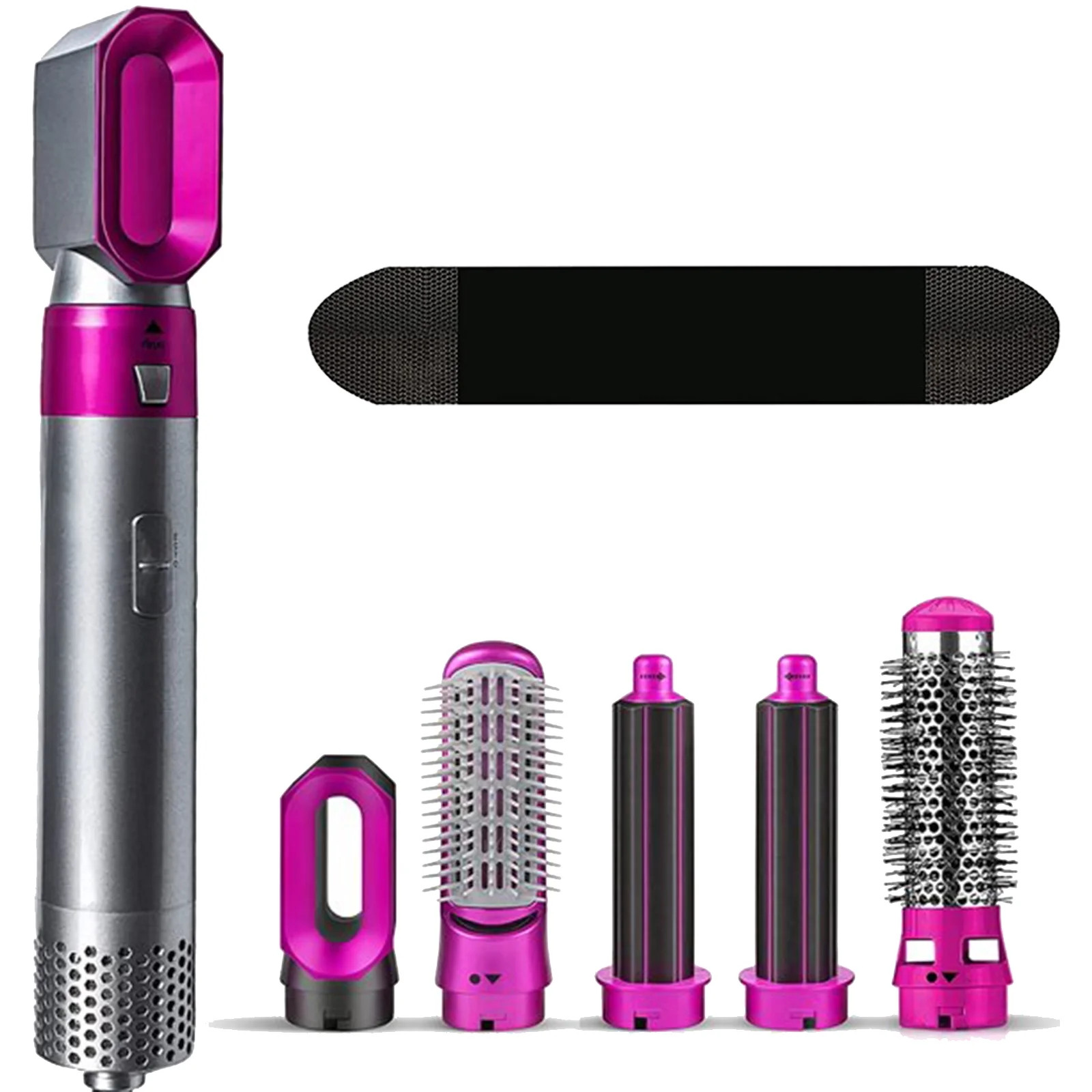 WIIKWEEK  5 in 1 Detachable Hair Curler, Electric Hair Comb, Rotating Hot Air Brush, Suitable for... | Walmart (US)