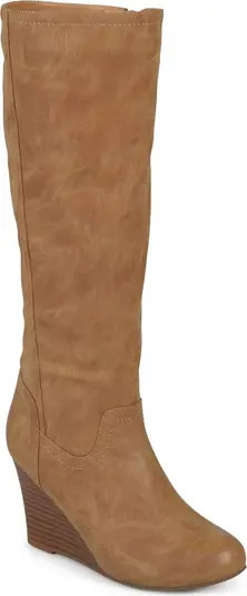Langly Wedge Heel Tall Boot - Wide Calf (Women) | Nordstrom Rack