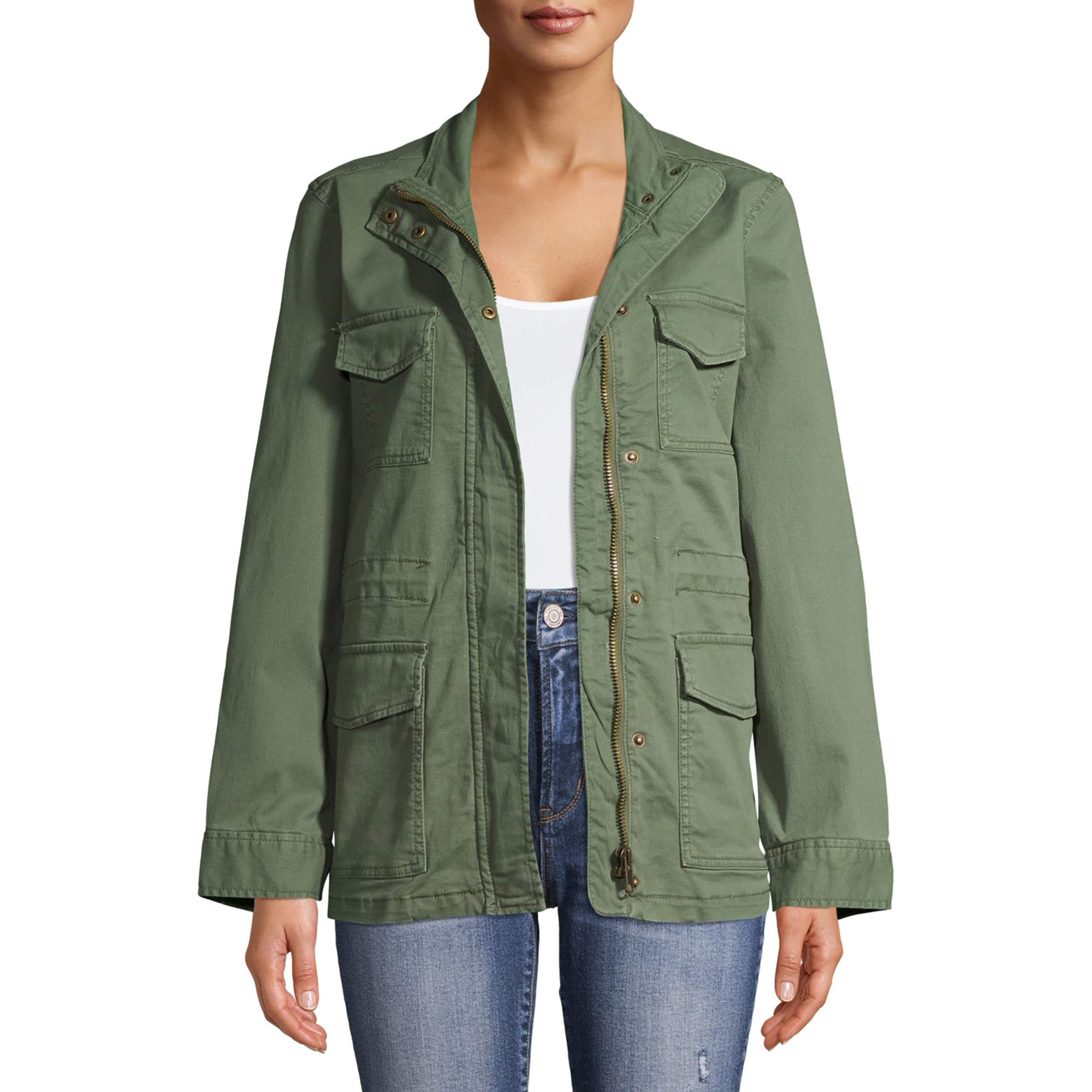 Time and Tru Women's Utility Jacket | Walmart (US)
