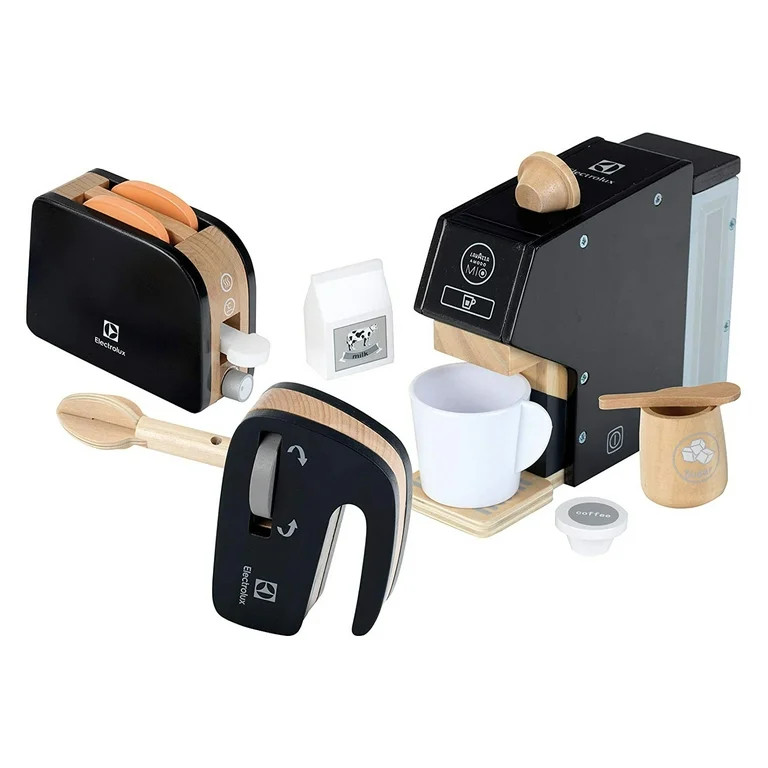 Theo Klein Play Kitchen Kit w/ Blender, Toaster, & Coffee Maker, Black | Walmart (US)