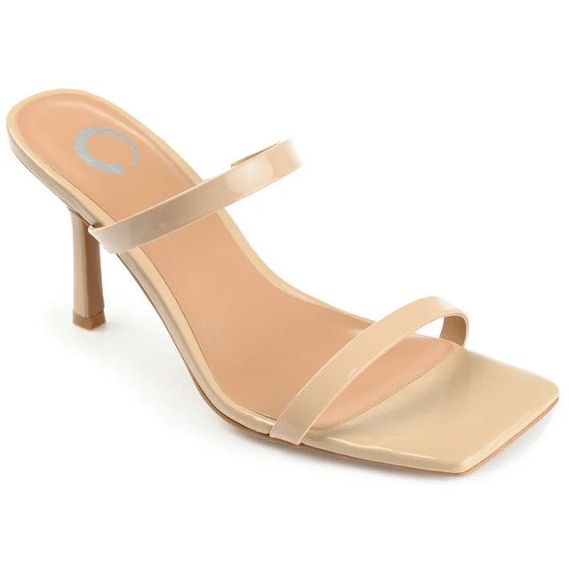 Journee Collection Womens Brie Tru Comfort Foam Open Toe Mid Stiletto Pumps | Walmart (US)