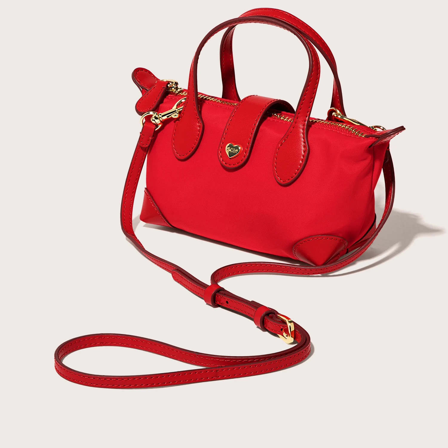 Tomato Red Pouchette Crossbody Bag | Stoney Clover Lane | Stoney Clover Lane