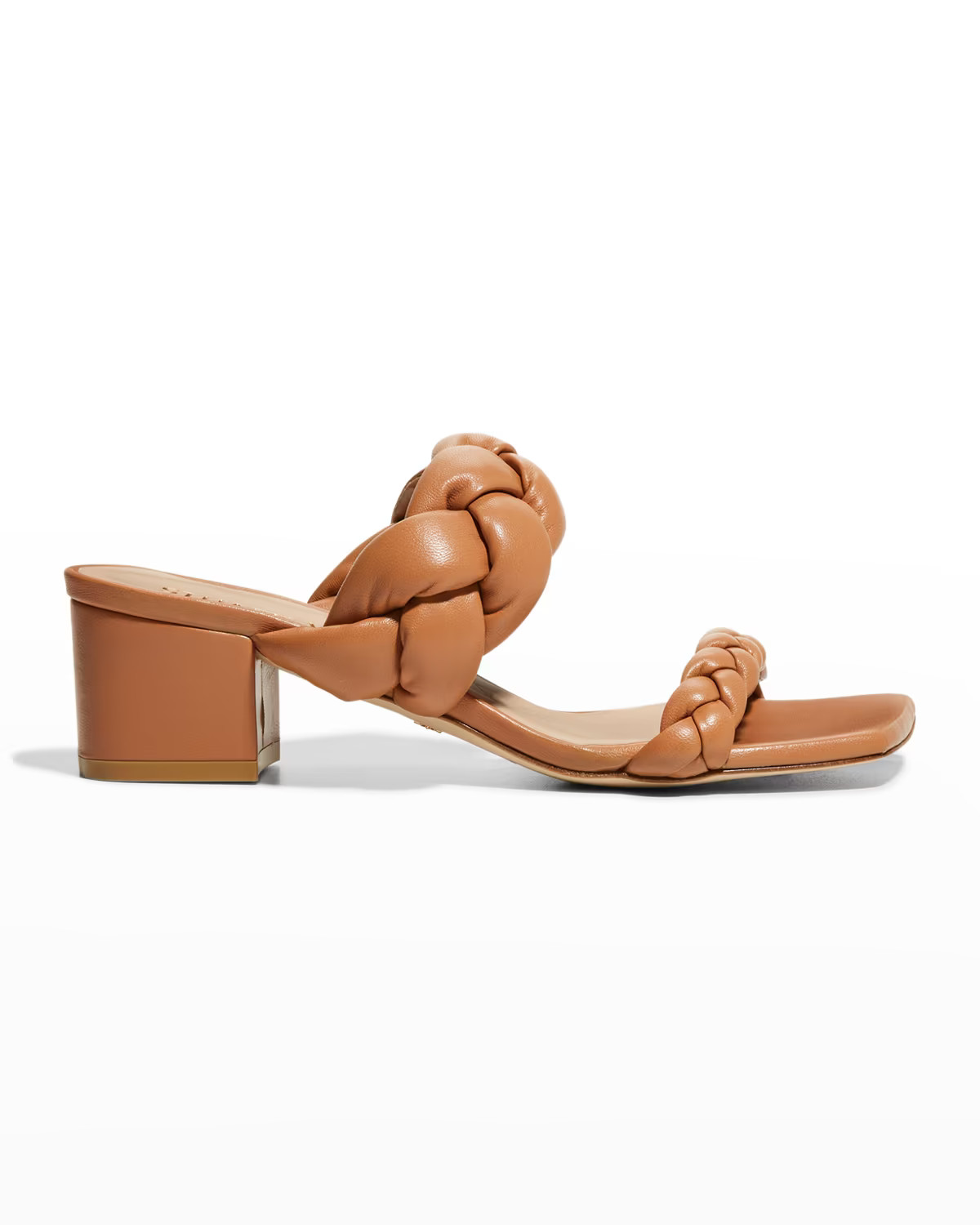 Playa Braided Block-Heel Sandals | Neiman Marcus