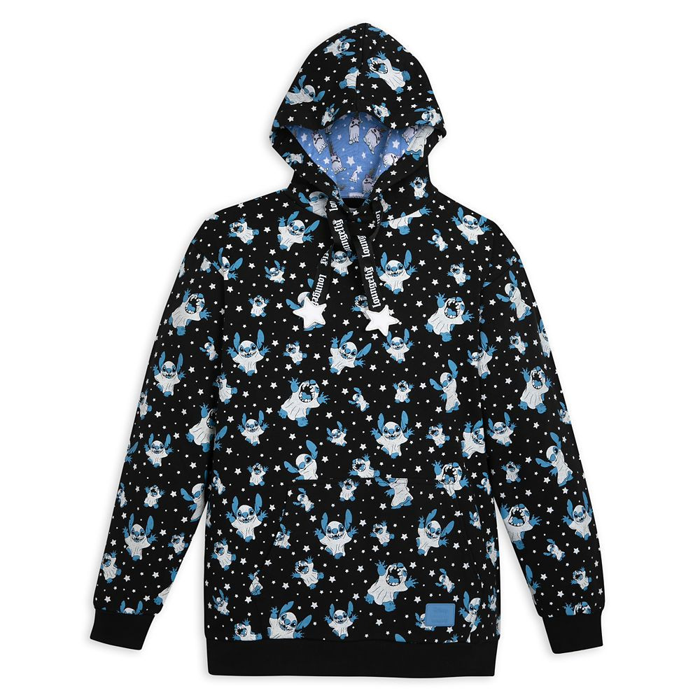 Stitch Halloween Glow-in-the-Dark Loungefly Pullover Hoodie for Adults – Lilo & Stitch | Disney Store