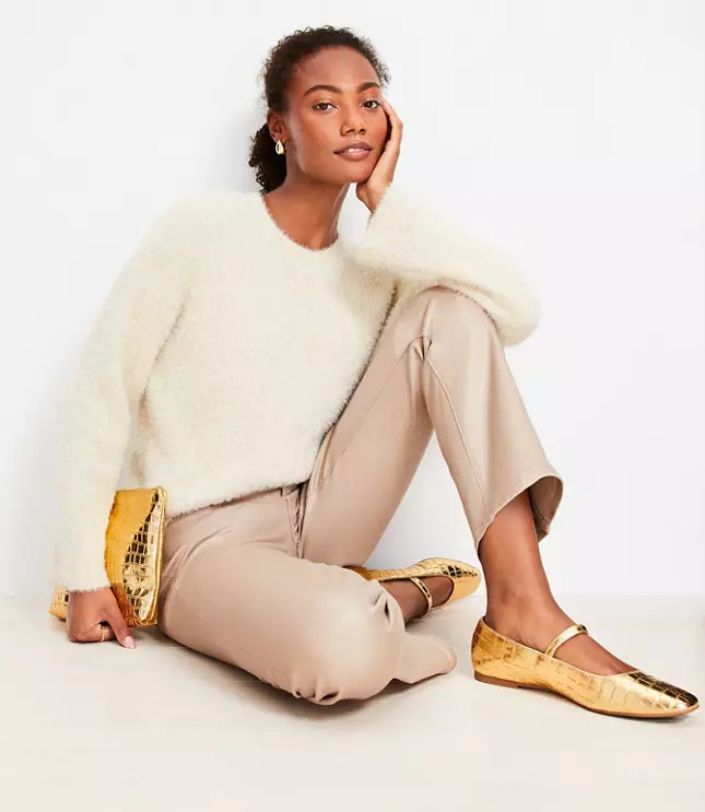 Foiled Sweater | LOFT