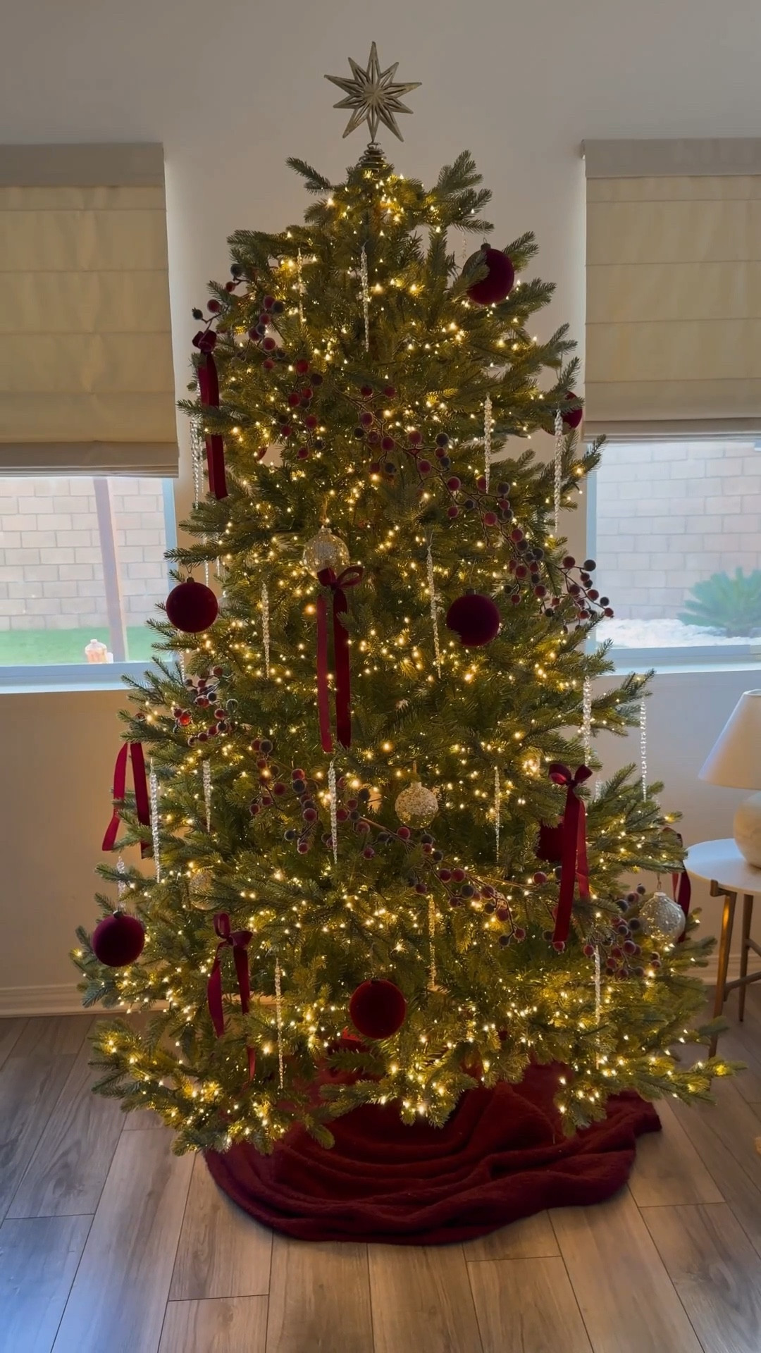 Christmas tree finally decorated! 

#LTKHome #LTKHoliday #LTKCyberWeek