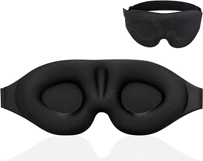 YIVIEW Sleep Mask for Women Men, 100% Blockout Light Eye Mask for Sleeping 3D Contoured Blindfold... | Amazon (US)