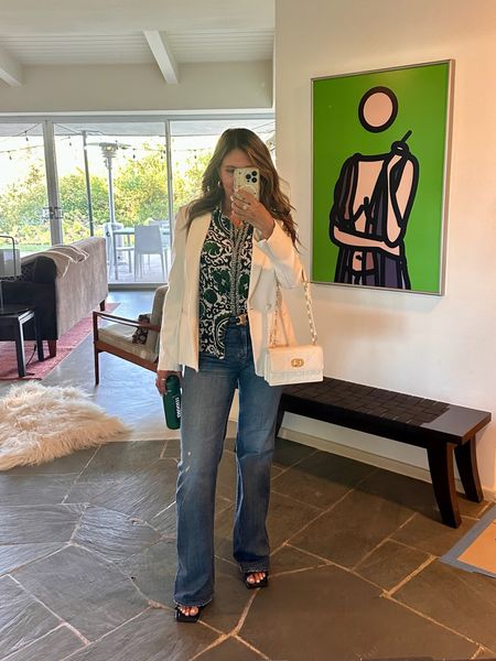#ootd Heading out for the day wearing my favorite #NiliLotan denim and white #diorbag 
#LTKfashion

#LTKOver40 #LTKItBag