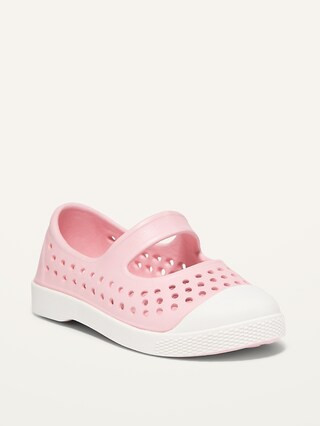 Printed Perforated Sandals for Toddler Girls | Old Navy (US)