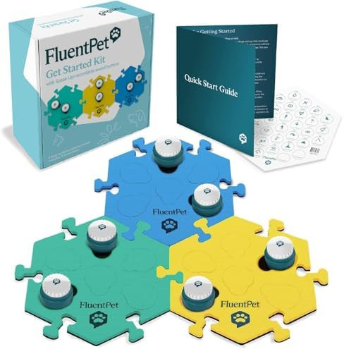 FluentPet Speak Up! Get Started Kit with Clearer Upward-Facing Sound | 6 Recordable Buttons w/Pre... | Amazon (US)