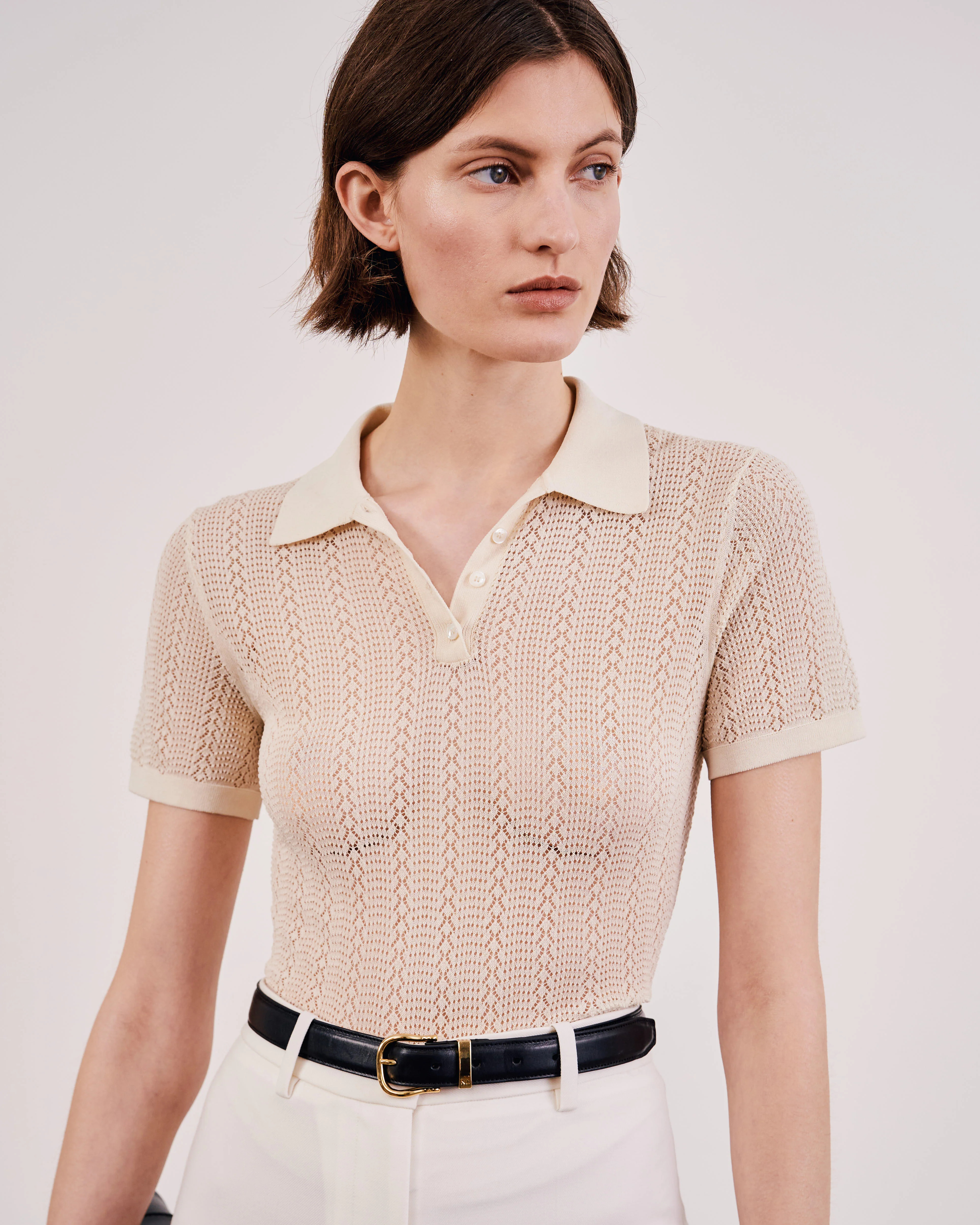 KENZA BUTTON SWEATER | Nili Lotan