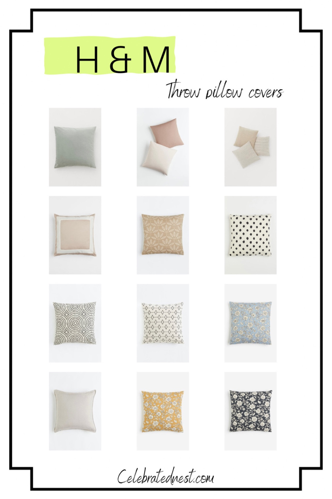 H & M Cushion Covers - Throw Pillow Covers. Some as low as $5.99! 

#LTKFind #LTKstyletip #LTKhome