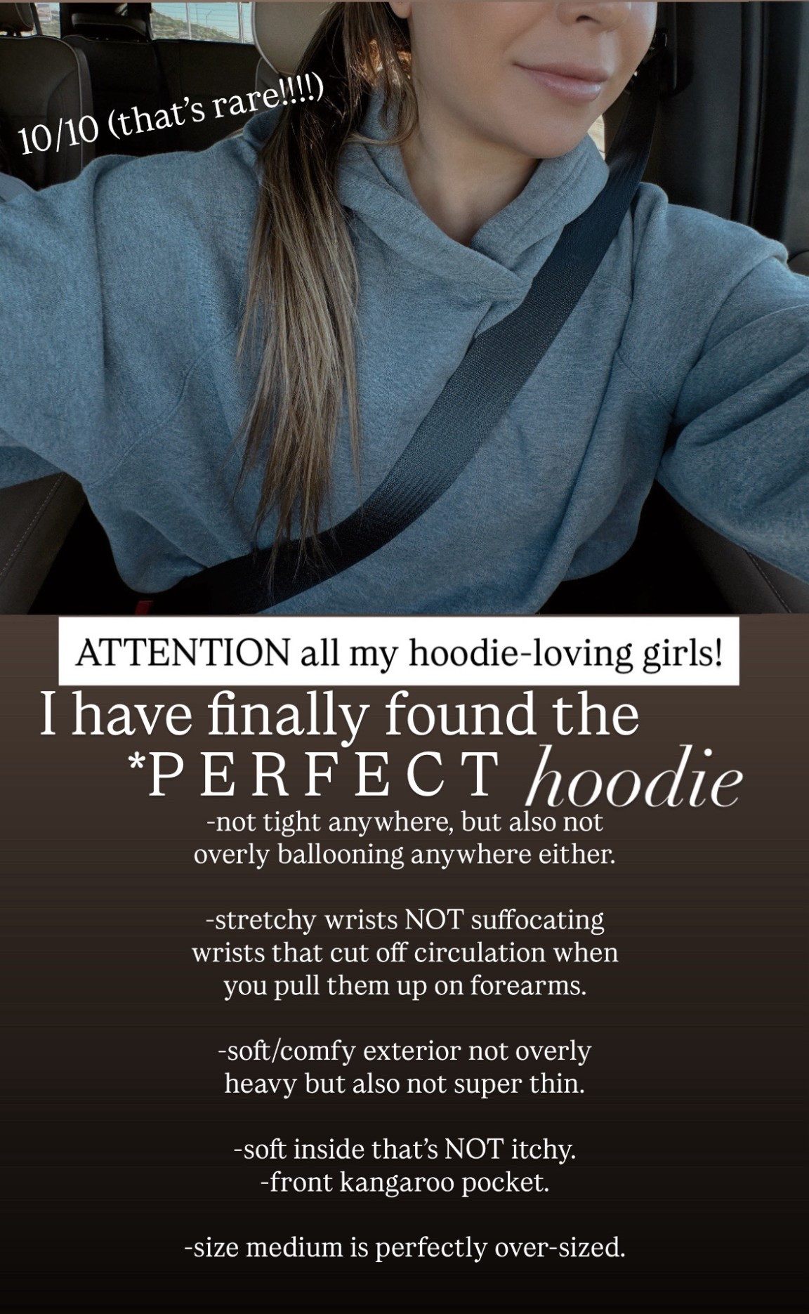 THE PERFECT OVERSIZED HOODIE WOMENS - medium sized 

#LTKActive #LTKGiftGuide #LTKStyleTip