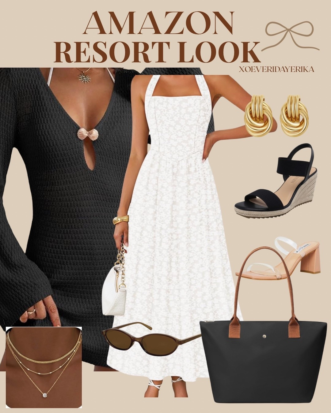 Check out these Amazon summer resort outfits! You'll look chic and feel comfortable all day long. #summerfashion #beachoutfit #resortwear Summer looks #summeroutfit #summerdress #beachwear

#LTKTravel #LTKmomlife #LTKootd