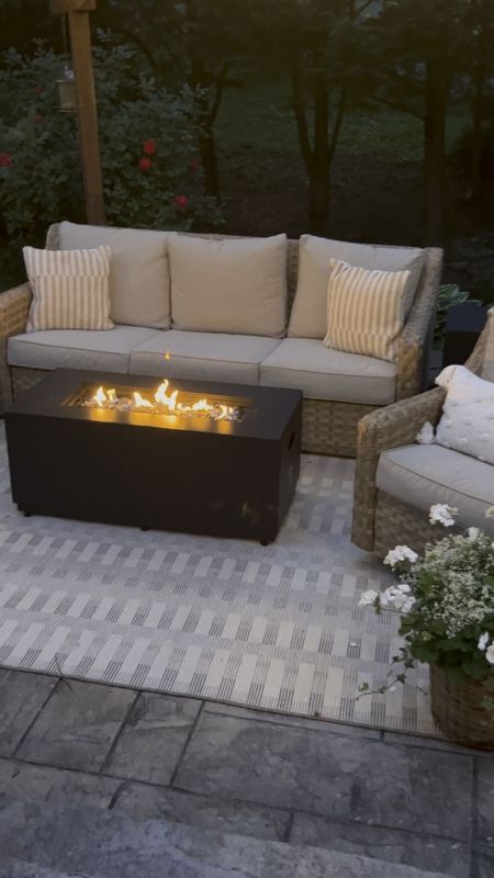 Love our new rectangle gas fire pit to go with our wicker outdoor furniture - both from Walmart!

Outdoor furniture, outdoor rug, outdoor lighting, outdoor patio lighting, wicker sofa, outdoor swivel chair, outdoor throw pillow, outdoor wicker planter, solar fairy lights, wicker patio set, River Oaks Patio set, patio conversation set, patio decor, deck decor, deck furniture, outdoor sofa set, outdoor nesting tables, firepit, low profile gas fire pit, patio furniture.

#patio #walmart

Follow my shop @heatherkrout on the @shop.LTK app to shop this post and get my exclusive app-only content!

#liketkit 
@shop.ltk
https://liketk.it/48Rl2 

Follow my shop @heatherkrout on the @shop.LTK app to shop this post and get my exclusive app-only content!

#liketkit #LTKSeasonal #LTKhome #LTKFind #LTKFind #LTKhome #LTKstyletip
@shop.ltk
https://liketk.it/494ar

#LTKhome #LTKFind #LTKstyletip
