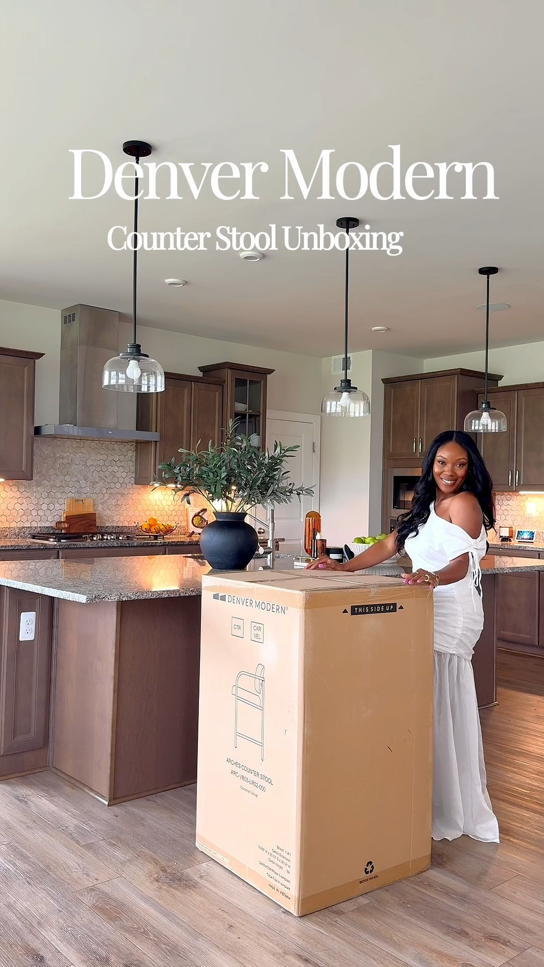 Loving my gorgeous new stool from Denver Morden. Comes in 7 colors #ad

#LTKSaleAlert #LTKHome