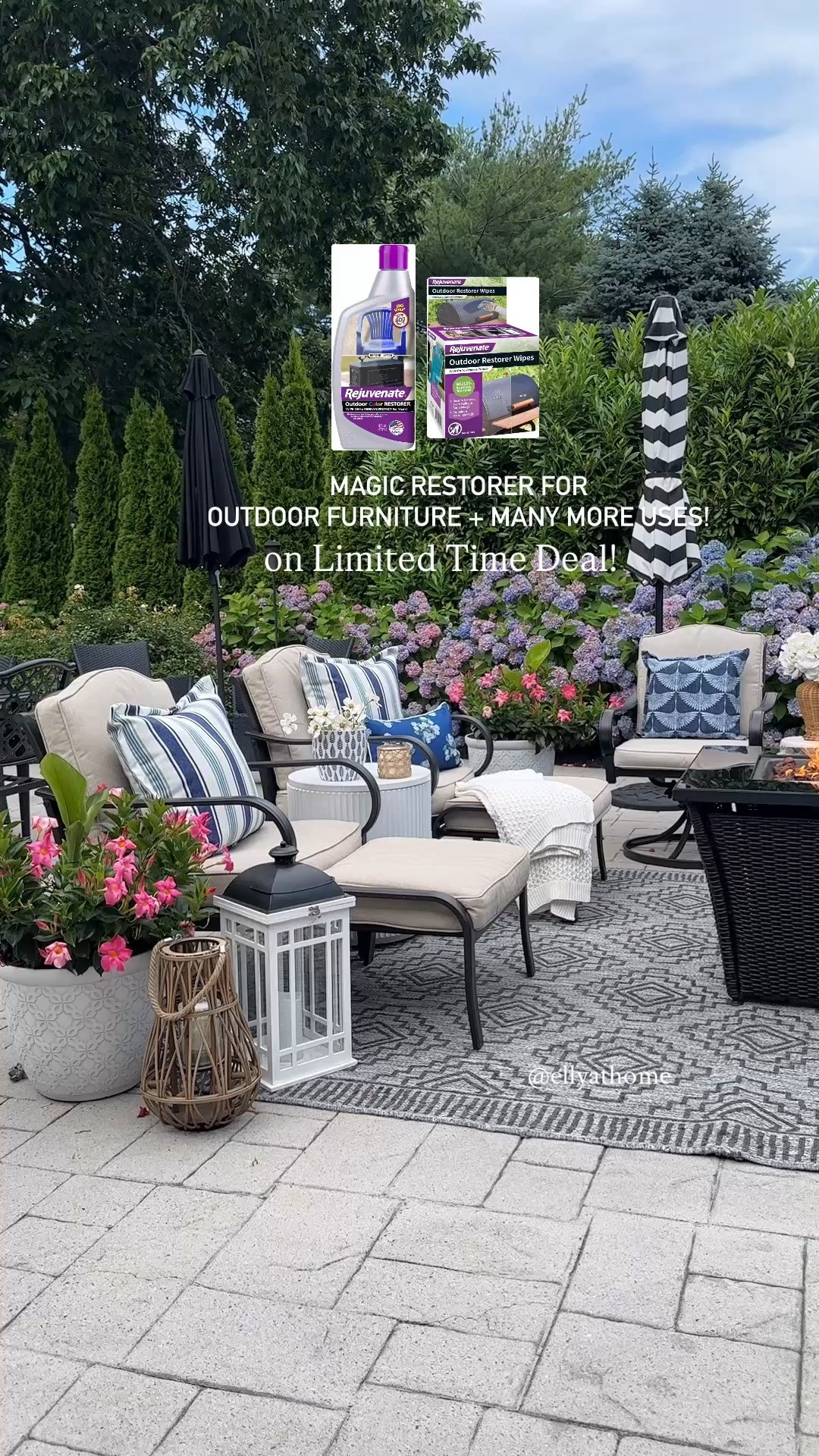 We use this outdoor restorer every season, also use it on our mailbox, outdoor lights +more! Shop fire pit, planters, rug, cooler table, outdoor throw pillows, umbrellas, umbrella stands, accessories. Patio finds, @Lowe's  Amazon home, Target

#LTKSeasonal #LTKHome #LTKSaleAlert