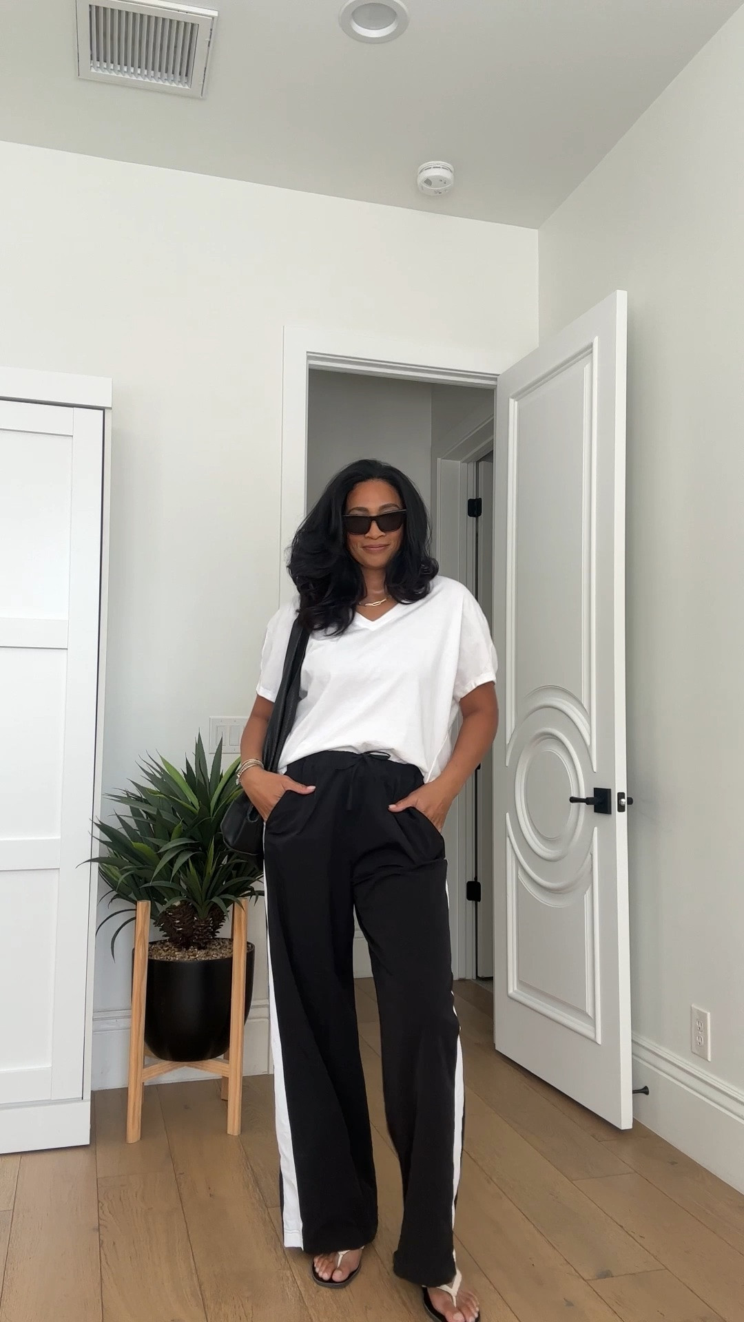 Casual sporty easy everyday outfit. These pants are so lightweight and super comfy!! All fit true to size.

#LTKootd #LTKOver40 #LTKTall