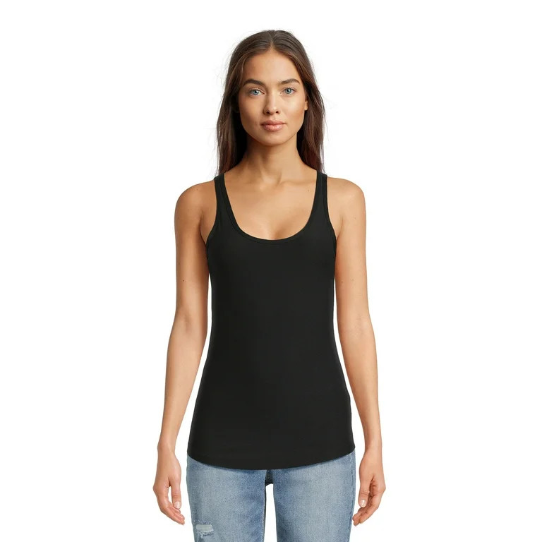 No Boundaries Juniors Scoop Neck Tank Top | Walmart (US)