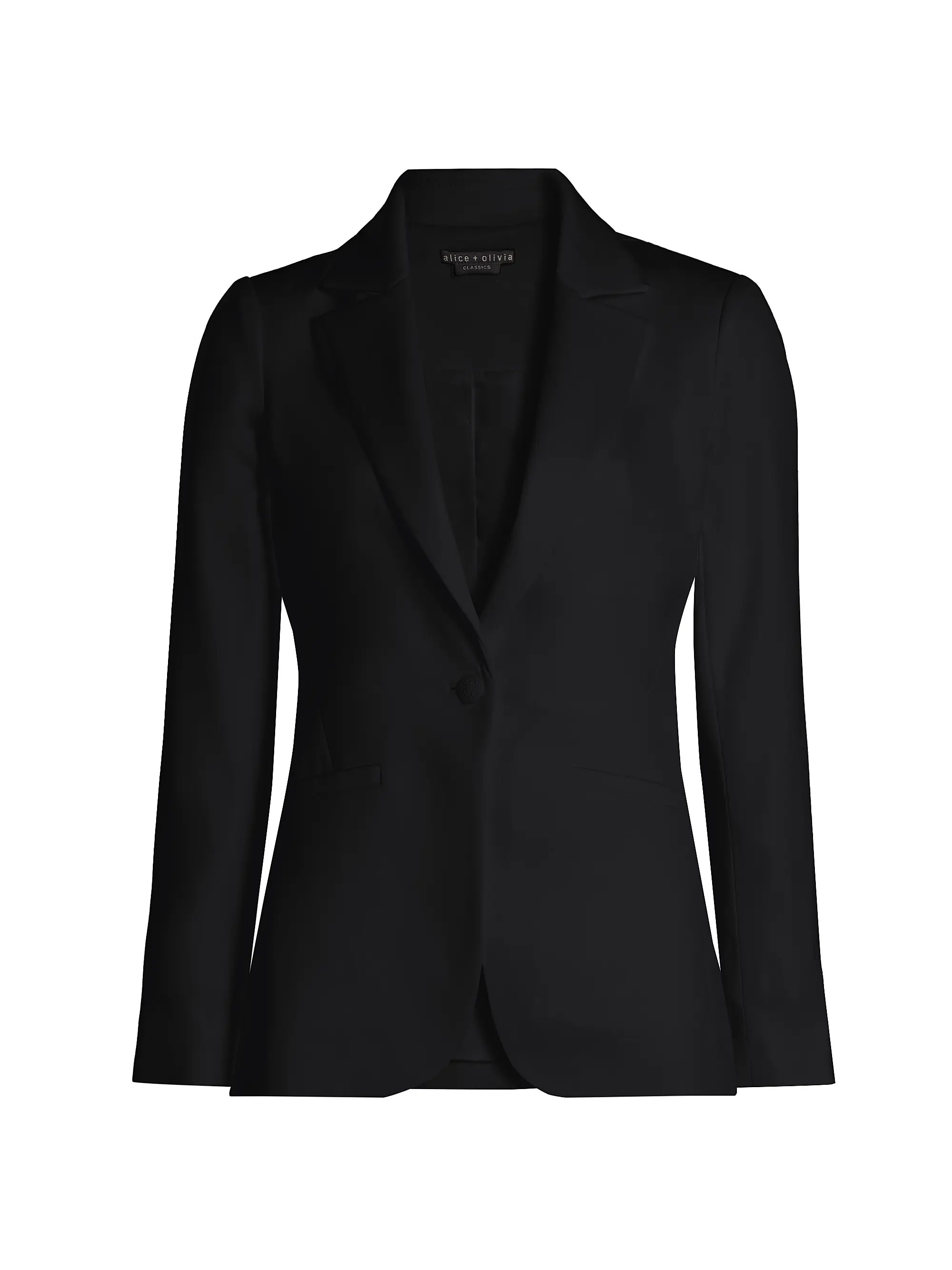 Blake Satin-Back Crêpe Fitted Blazer | Saks Fifth Avenue