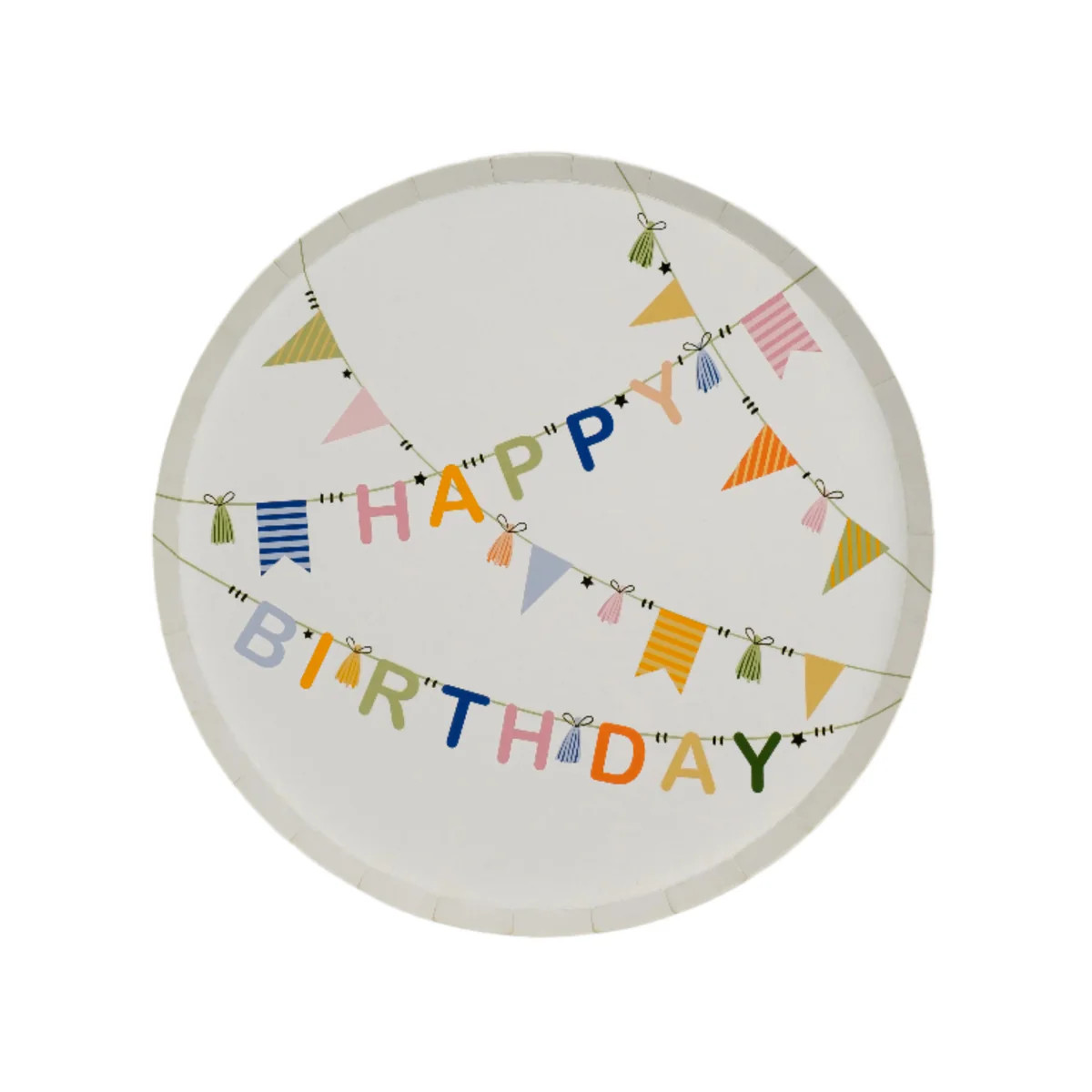 Birthday Cheer Dessert Plates | Get Gatherings