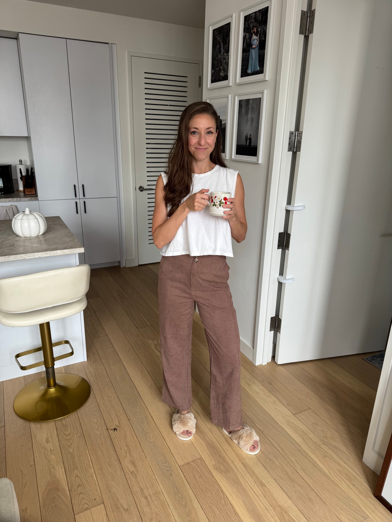 I absolutely love these slippers - got my first pair when I was about to give birth and used them so much I got another pair!! Also, such a cute cut and color on these pants! 

#LTKFindsUnder100 #LTKHome #LTKStyleTip