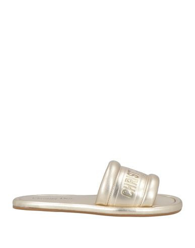 Dior Woman Sandals Platinum Size 7.5 Leather | YOOX (US)