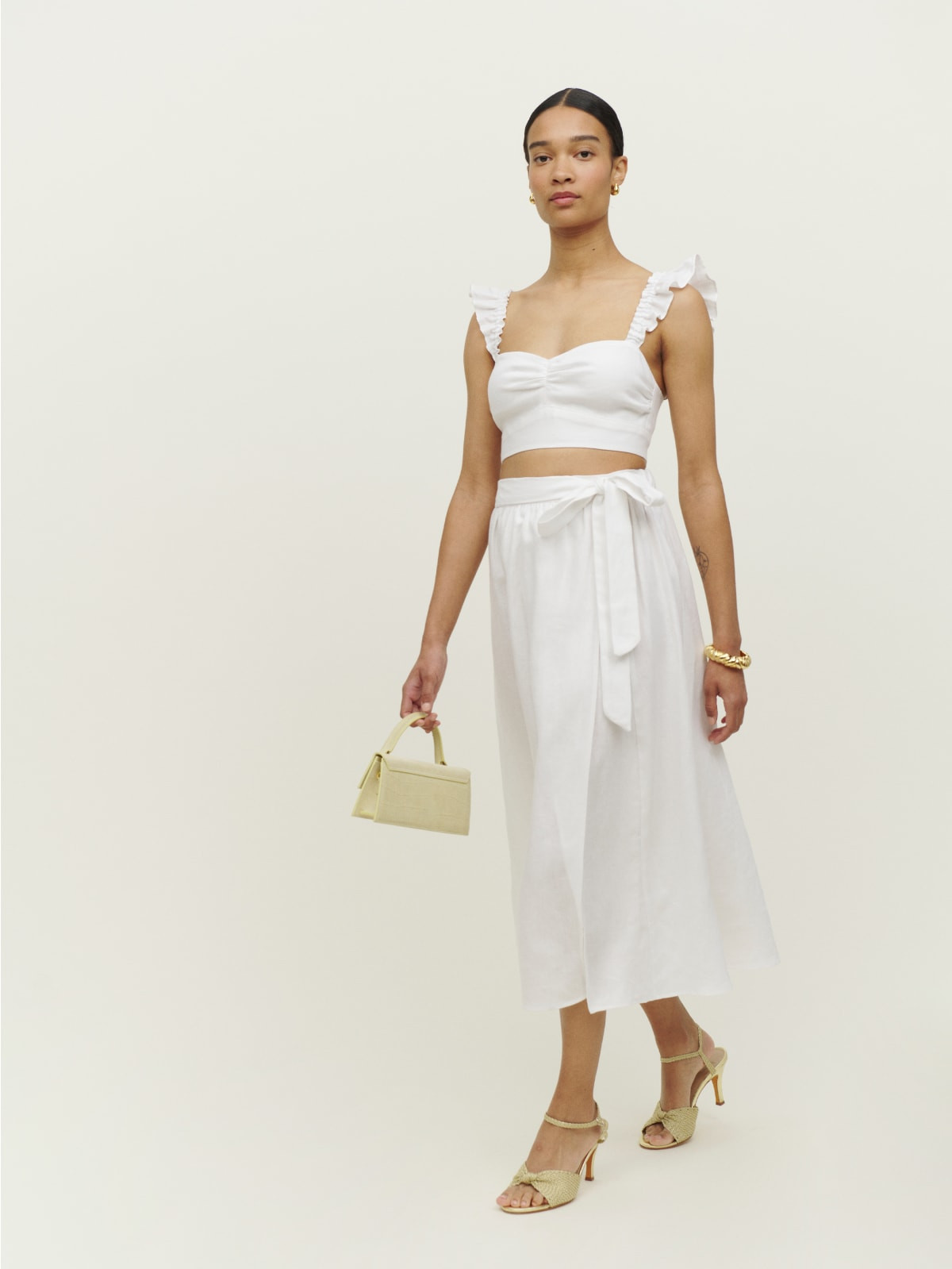 Pam Linen Two Piece | Reformation (Global)