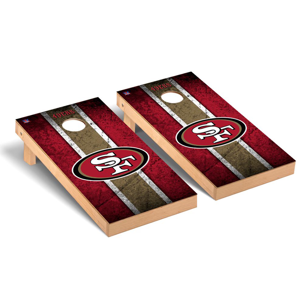 San Francisco 49ers 2' x 4' Vintage Regulation Cornhole Board Set | NFL Shop