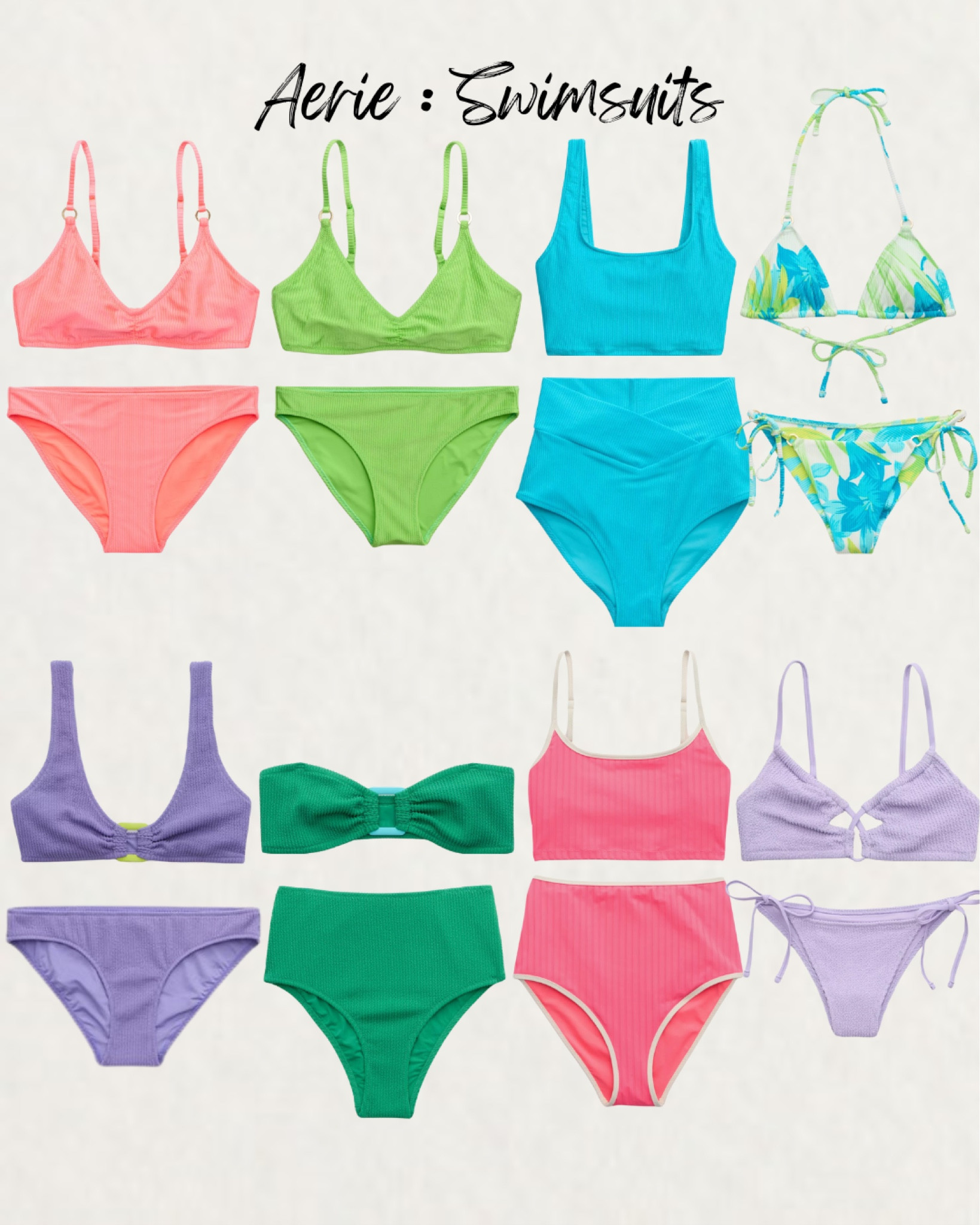 Aerie Swimsuits

#LTKswim #LTKstyletip #LTKSeasonal