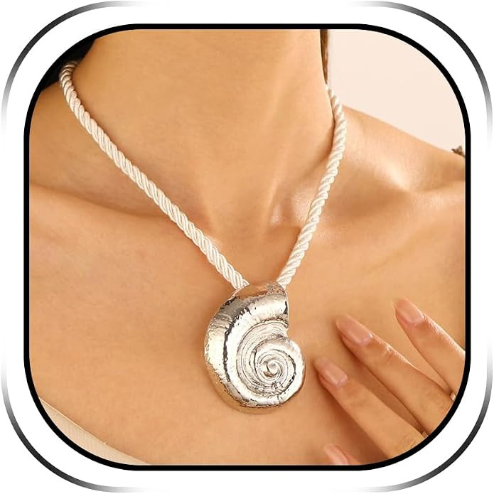 Frodete Starfish Necklace for Women Beach Necklaces Jewelry for Women Layered Choker Beach Neckla... | Amazon (US)