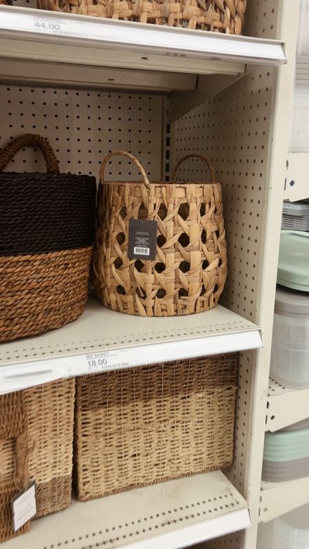 Love this cute little basket for toys or by the front door for a pair (or 2) of shoes. On sale today!

#LTKunder50 #LTKhome #LTKsalealert