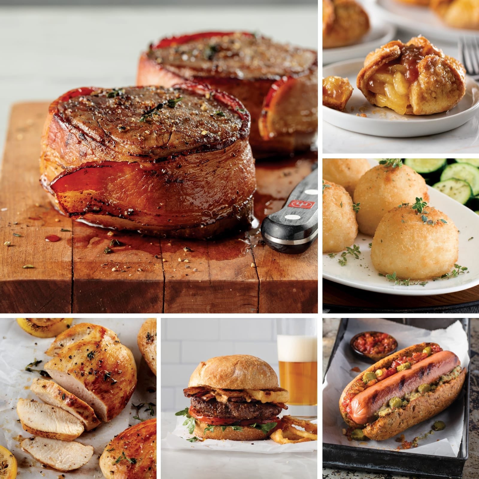 Omaha Steaks Favorites Gift Basket (4x Bacon-Wrapped Filet Mignon, 4 Air-Chilled Boneless Chicken... | Walmart (US)
