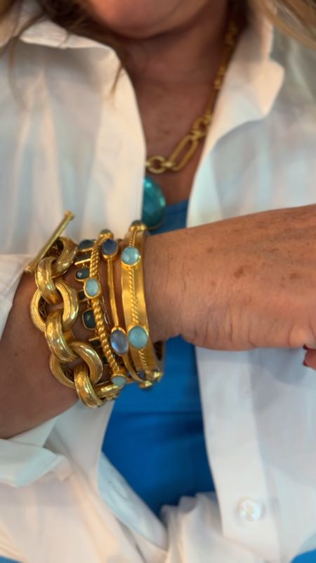 Give me all the blues!!! 

Julie Vos pieces are a splurge. Yup. You will wear it close to everyday. Start your collection now!!! You can mix colors and styles that you collect. 

Mothers day gift 

#LTKGiftGuide #LTKVideo #LTKover40