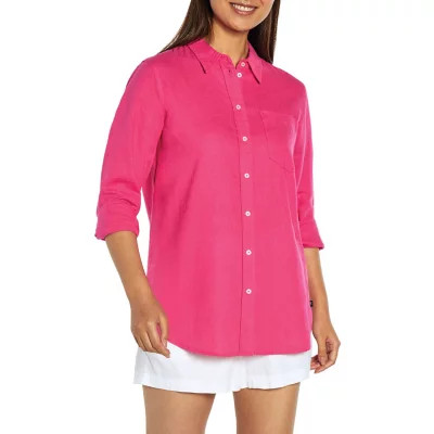 Gap Ladies Linen Button Down Top | Sam's Club