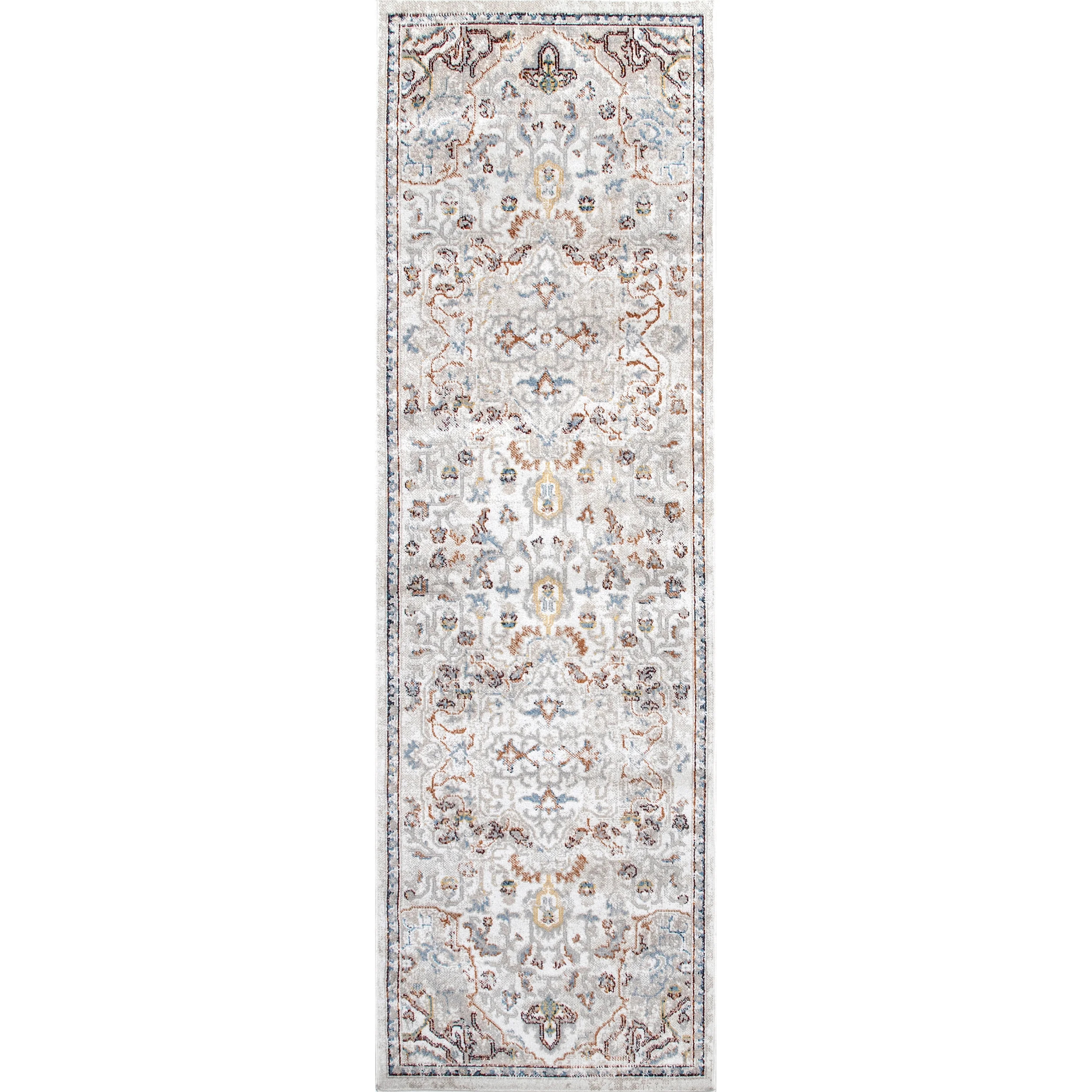 nuLOOM Cady Machine Washable Transitional Runner Rug, 2' 8" x 8', Beige | Walmart (US)