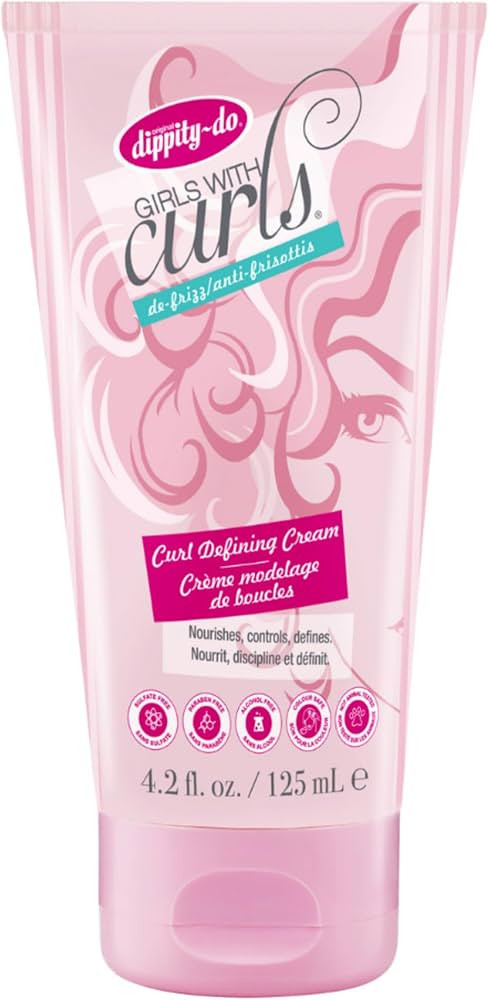 Dippity Do Girls With Curls Leave-In Curl Defining Cream, Anti-Frizz Styling for Curly & Wavy Hai... | Amazon (US)