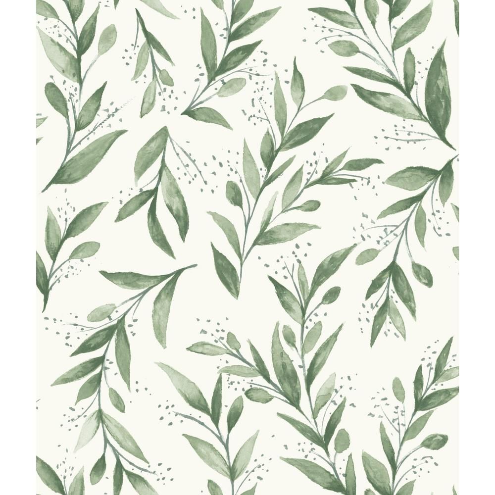 34 sq. ft. Magnolia Home Olive Branch Peel and Stick Wallpaper | The Home Depot