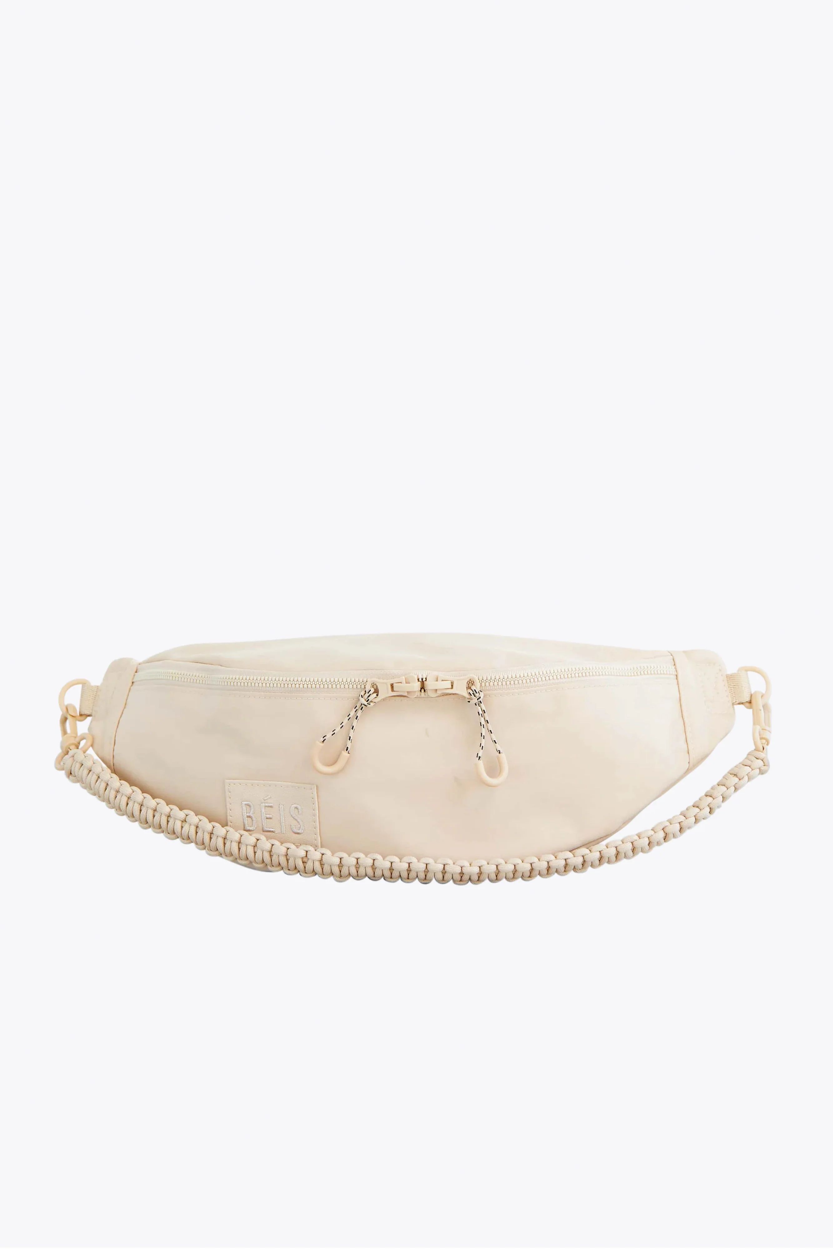 BÉIS 'The Sport Pack' in Beige - Athletic Fanny Pack For Sports | BÉIS Travel