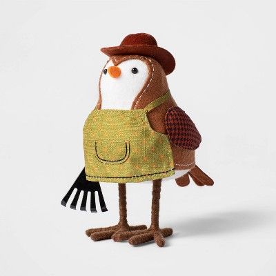 Featherly Friends Harvest Bird with Rake Decorative Figurine - Hyde & EEK! Boutique™ | Target