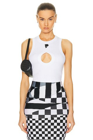 Cotton Jersey Rib Tank Top | FWRD 