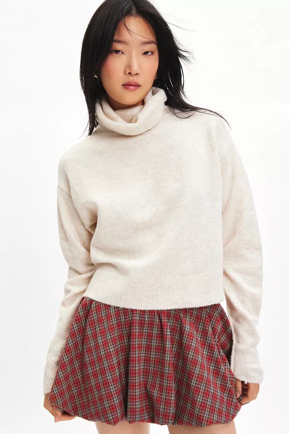 BDG Lake Cropped Turtleneck Sweater | Urban Outfitters (US and RoW)