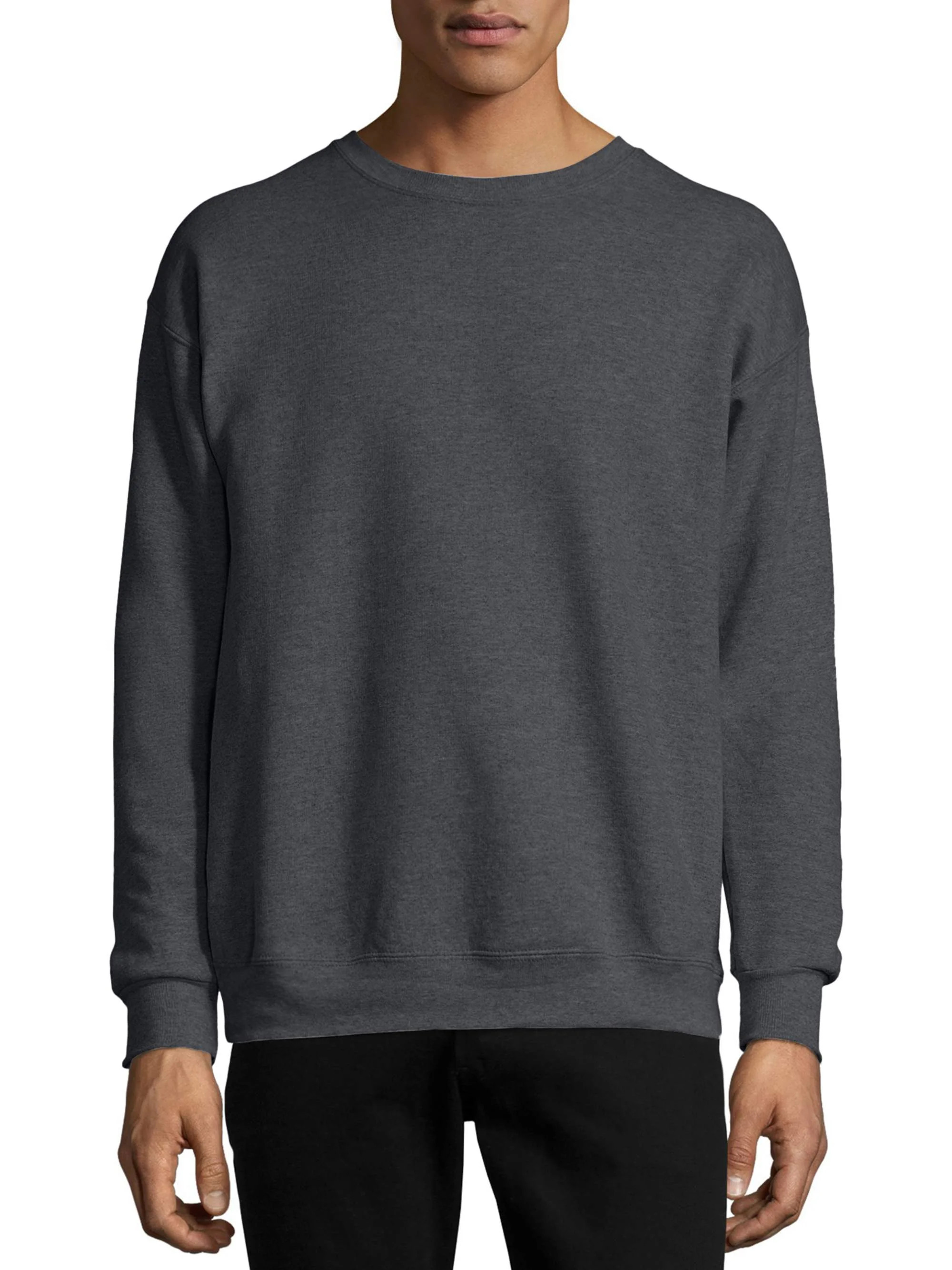 Hanes Men's and Big Men's Ecosmart Fleece Sweatshirt, up to Size 5XL - Walmart.com | Walmart (US)