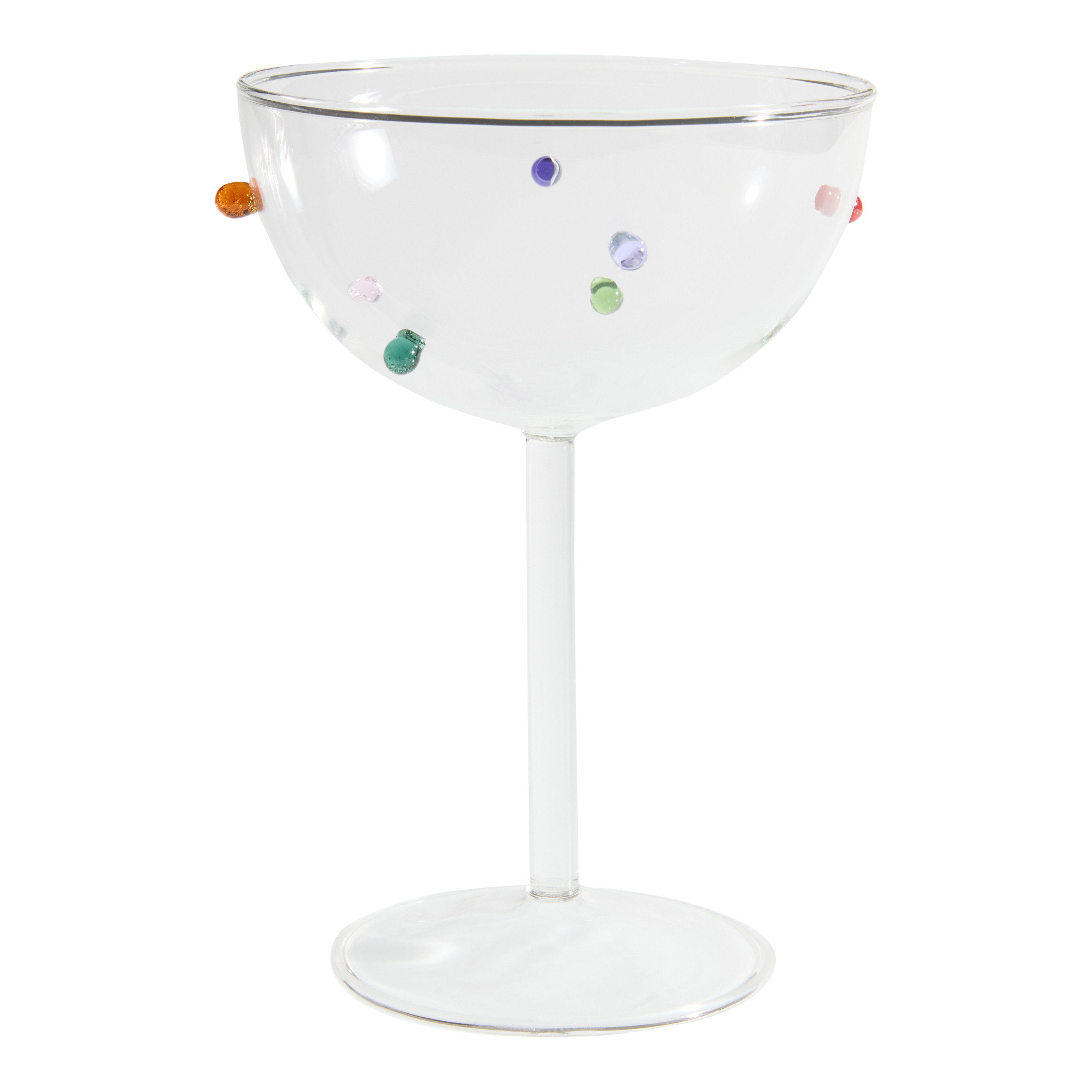 Multicolor Bubble Dot Bar Glass | World Market