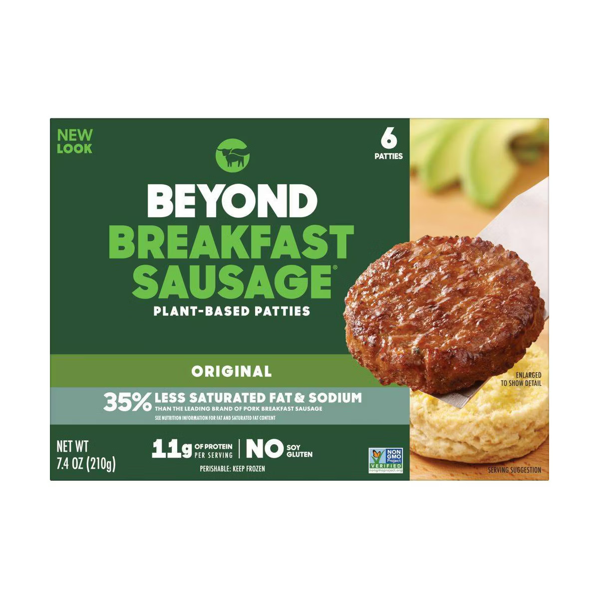 Beyond Meat Beyond Breakfast Sausage Original Plant-Based Breakfast Patties - Frozen - 7.4oz | Target