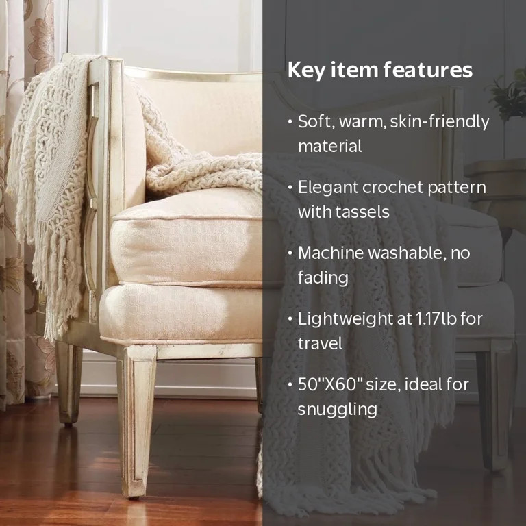 CREVENT Home Decor Rustic Couch Sofa Chair Bed Throw Blanket, Soft Warm Cozy Light Weight for Tra... | Walmart (US)