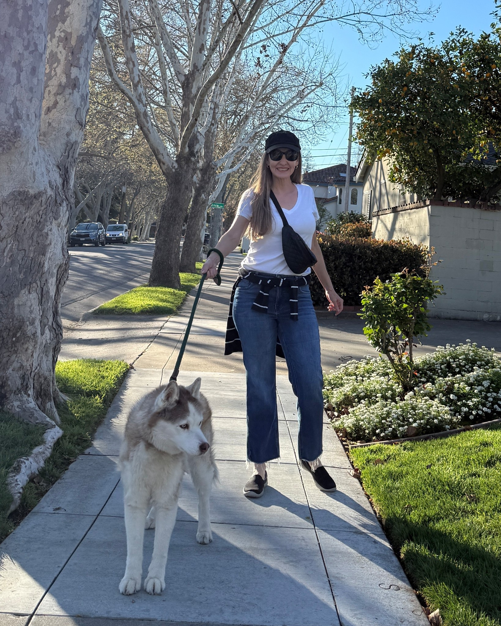 Weekend casual dog walking outfit.  Easy basics, casual ootd, weekend vibes 

#LTKdayinmylife #LTKOver40 #LTKMidsize