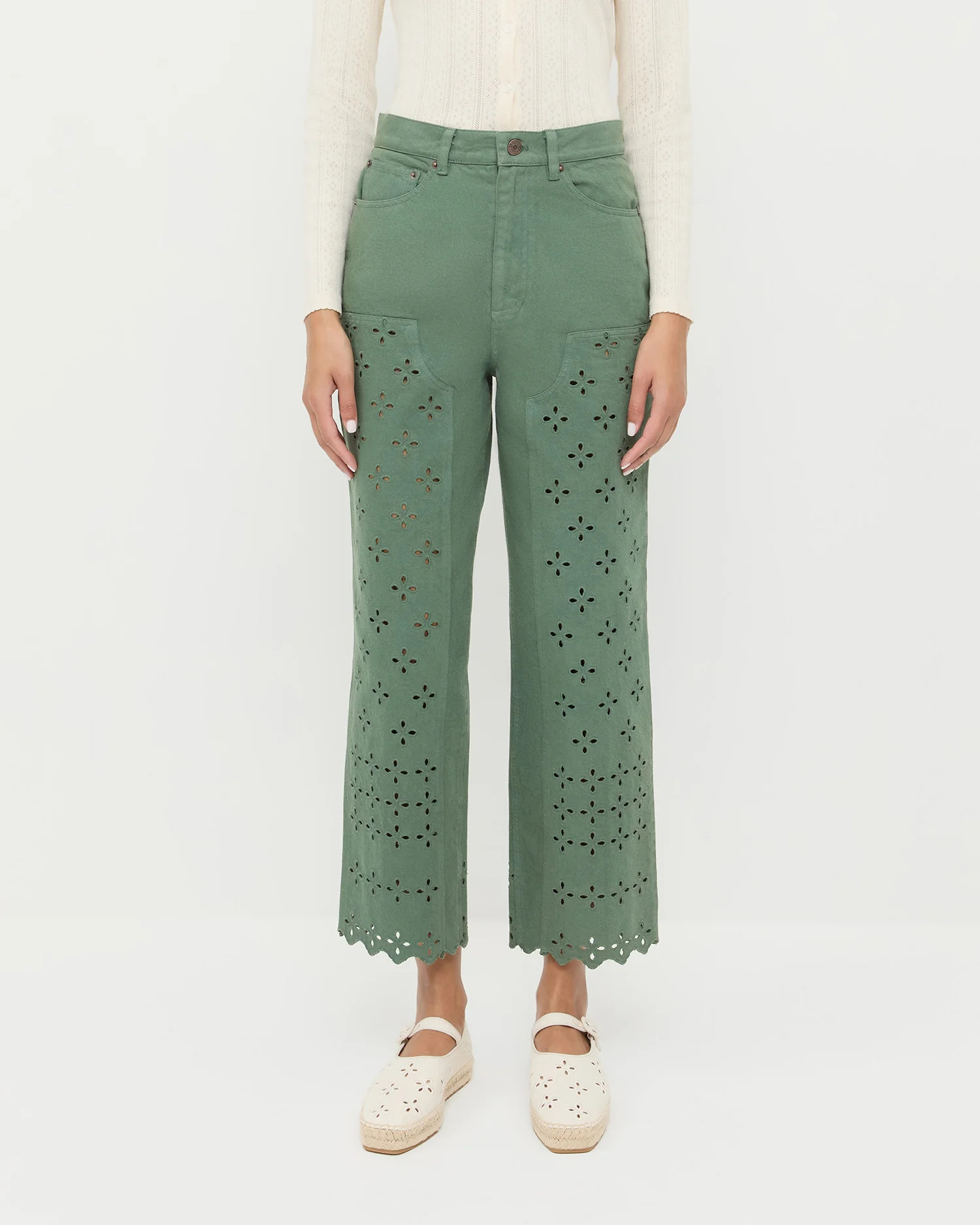Demi Embroidered Pant | Loeffler Randall