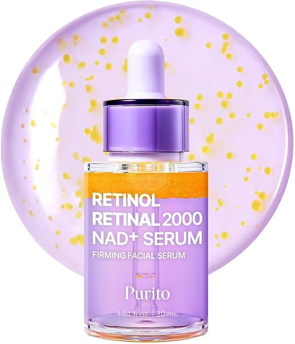 PURITO Retinol 0.1% + Retinal 0.1% Anti-Aging Facial Serum | for Wrinkles, Fine Lines & Firmer Sk... | Amazon (US)