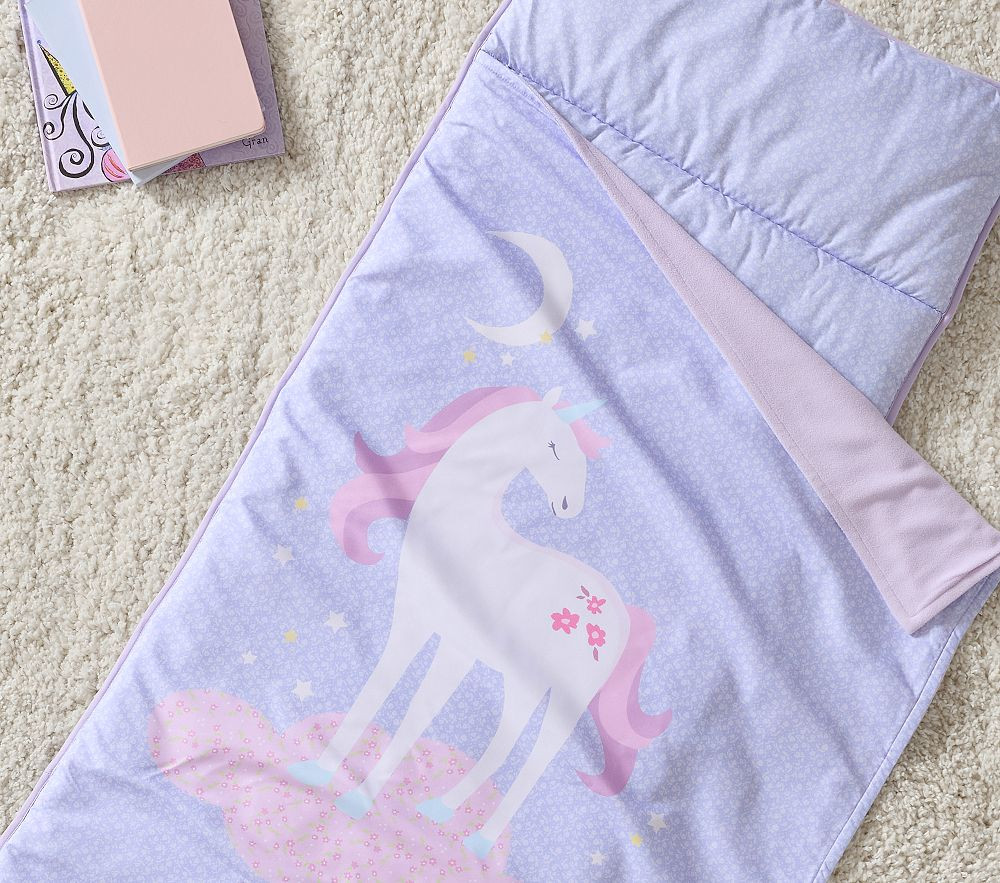 Unicorn Ditsy Floral Mackenzie Nap Mat | Pottery Barn Kids
